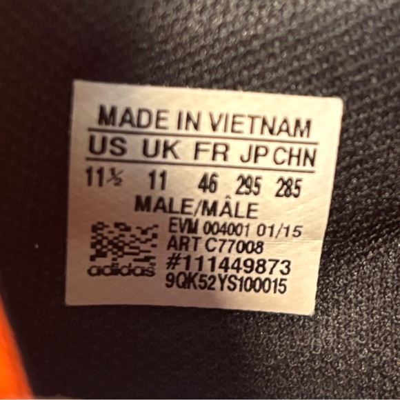 Adidas SL Loop Men's Vibrant Orange and Black Sneakers - Picture 6 of 7